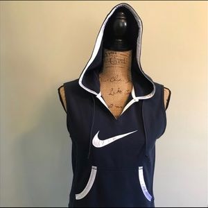 nike lightweight sleeveless hoodie